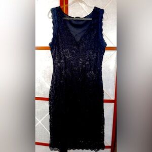 Liberty Love Black Lace, Sleeveless Dress Size XL